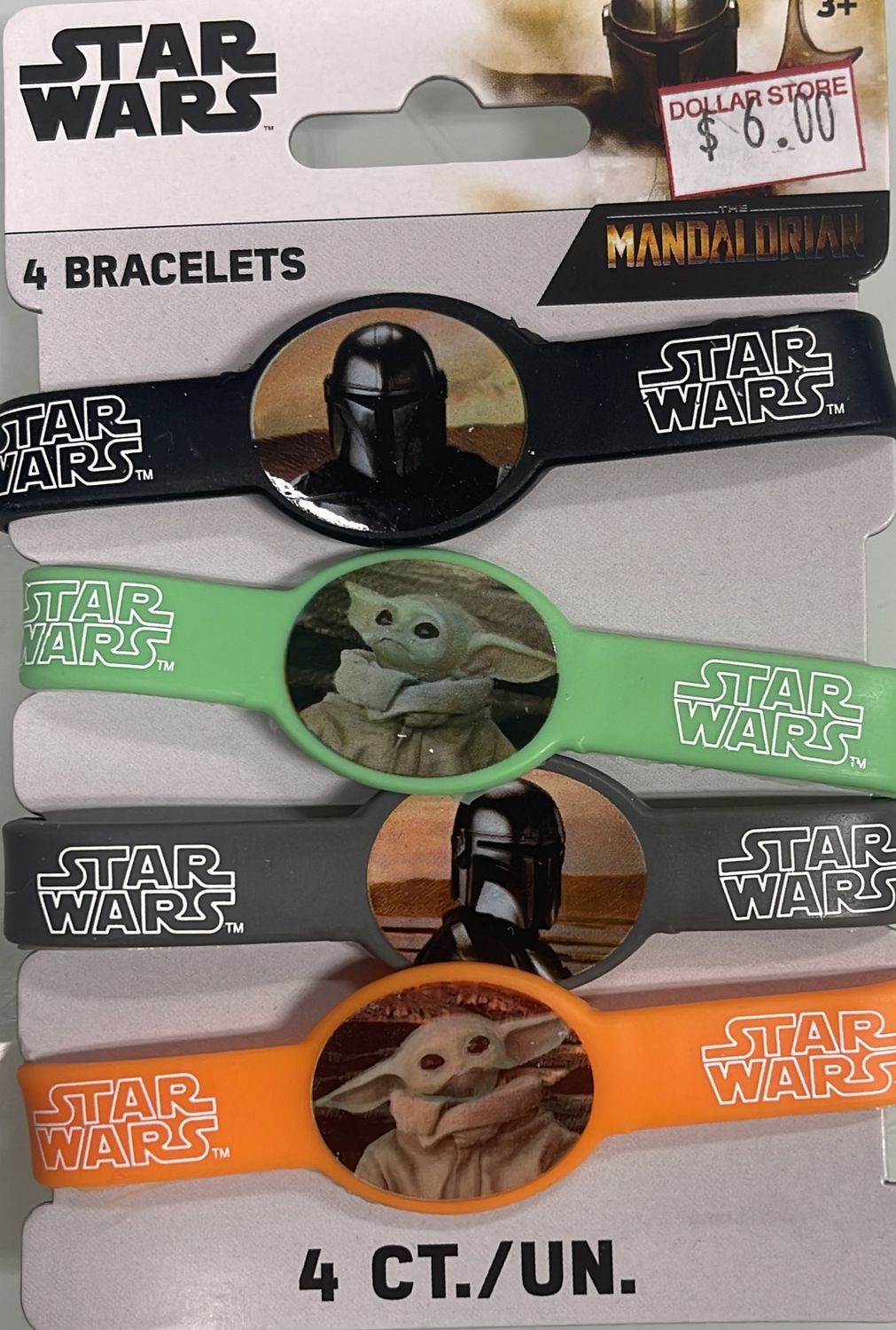 Unique: 4pk Star Wars Bracelets