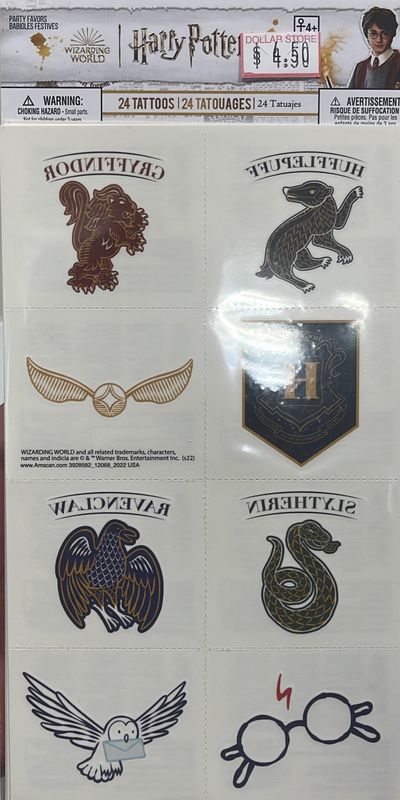 Harry potter 24 tattoos