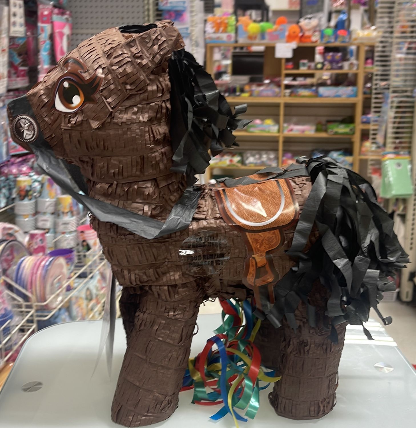Brown horse pinata