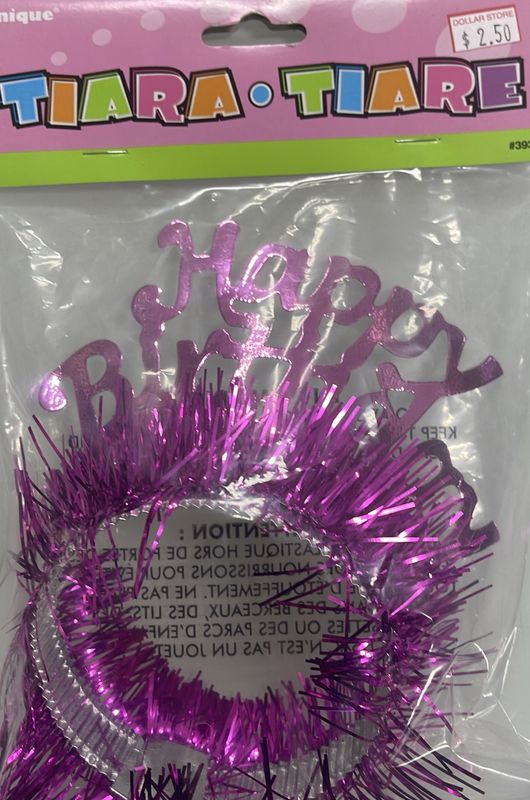 Unique: Happy Birthday Tiara