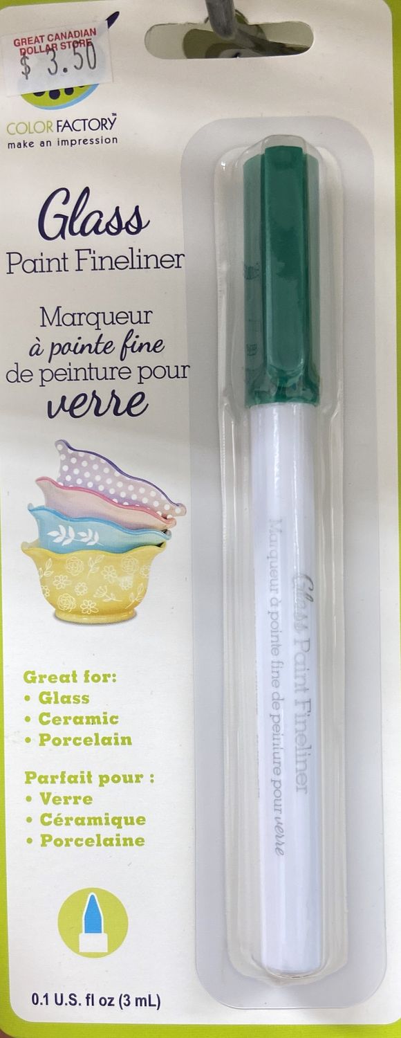 Emerald Green Glass Paint Fineliner