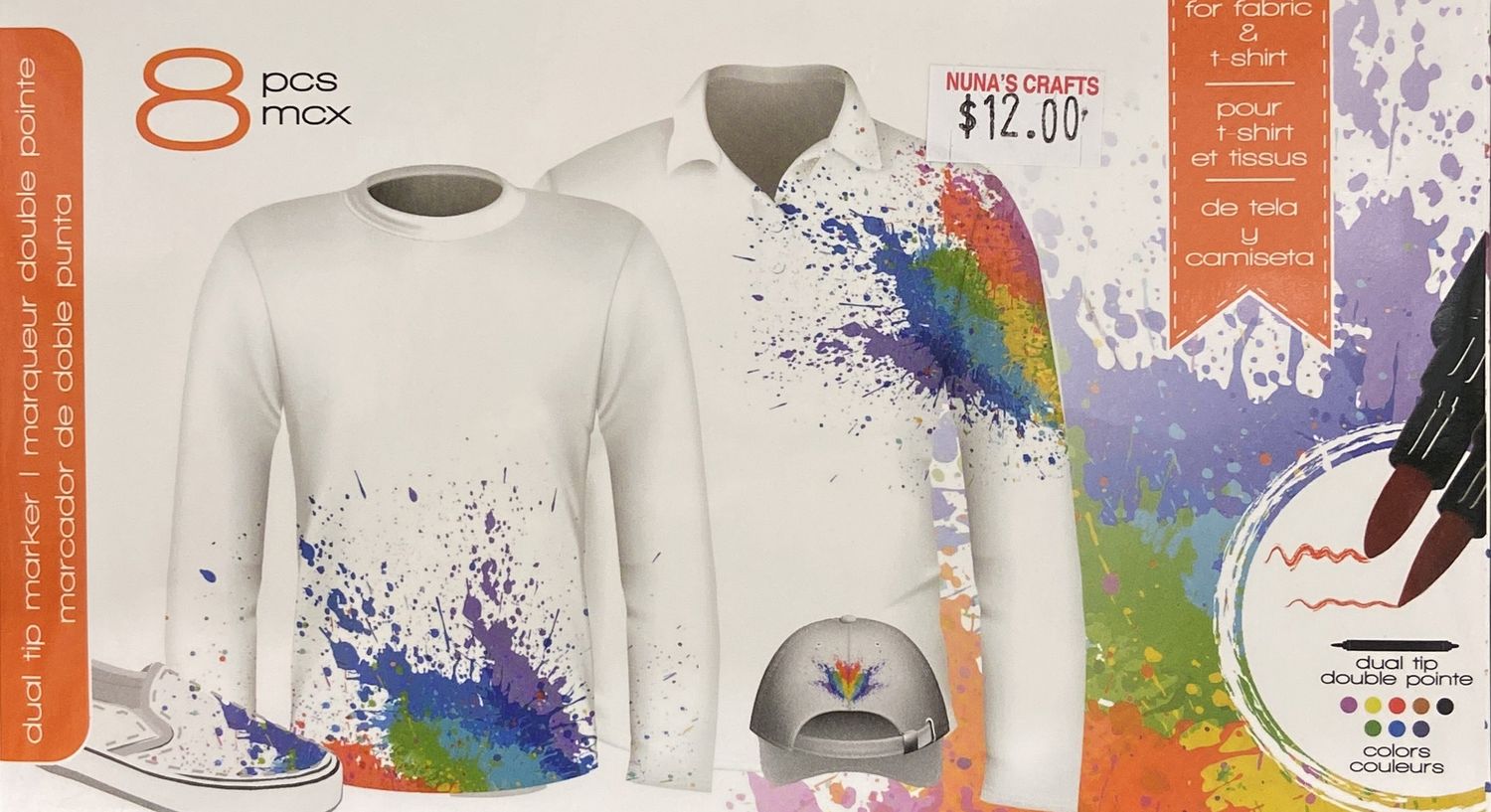 Papier Dual Tip Marker for Fabric &amp; T-Shirt
