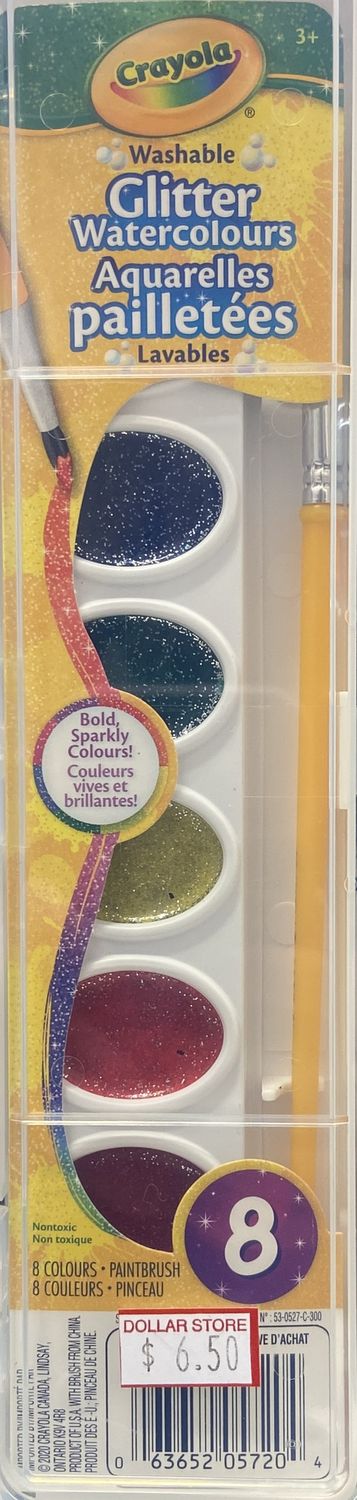 Crayola: Glitter Watercolor Asst. Colors