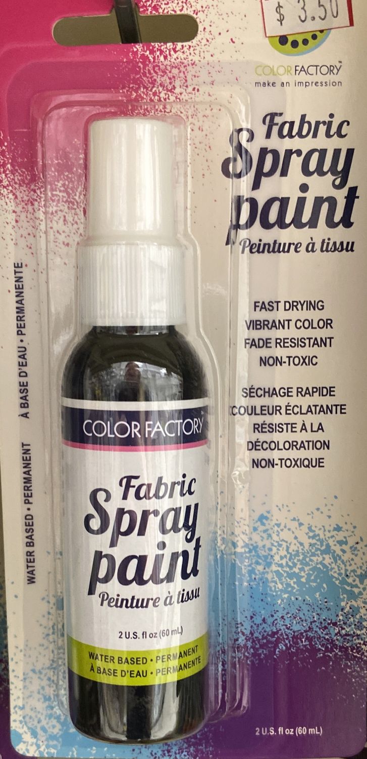 MultiCraft: Black Fabric Spray Paint