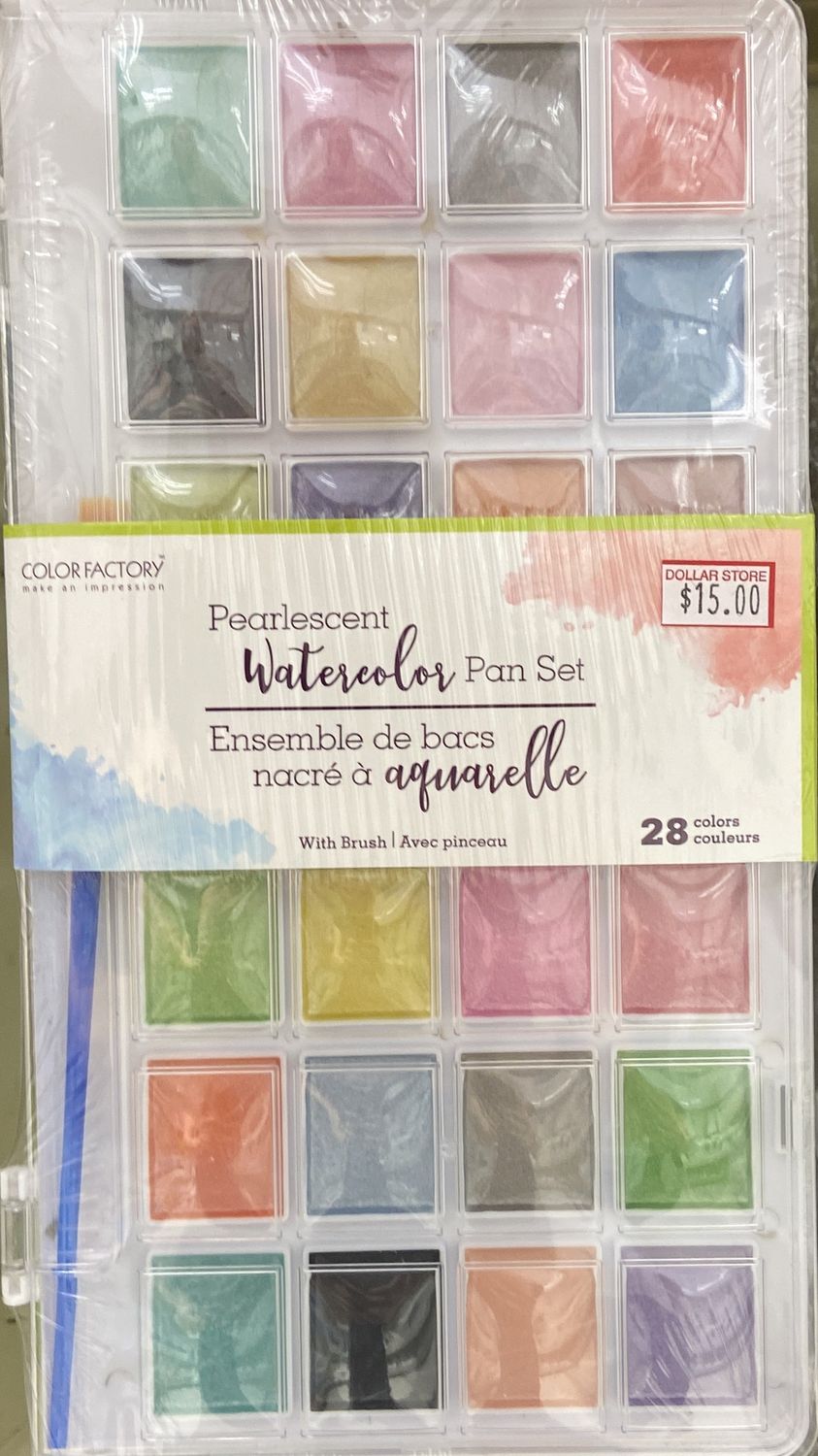 Color Factory Pearlescent Watercolor Pan Set