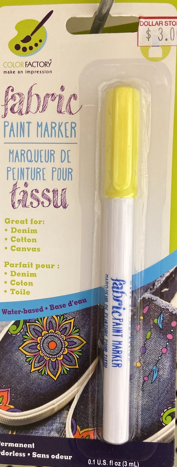 Sunshine Yellow Fabric Paint Marker 3mL