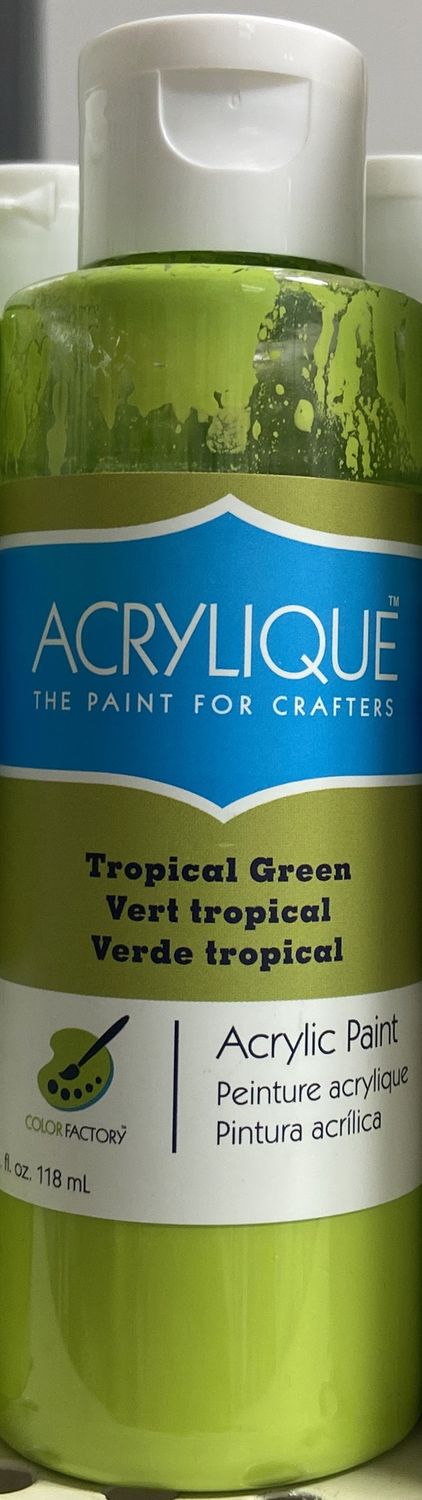 Acrylique: Tropical Green Acrylic Paint