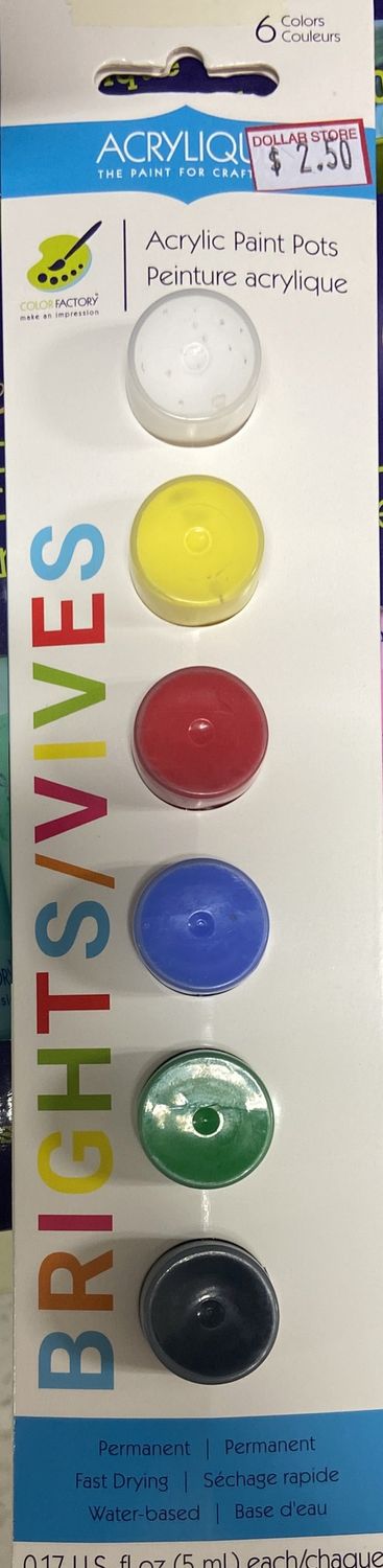 Acrylique: Brights Acrylic Paint Pots