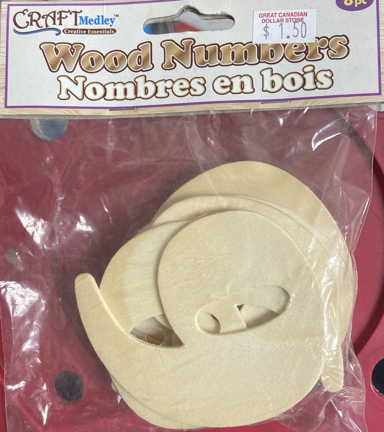 CraftMedley: Wood Numbers “9”