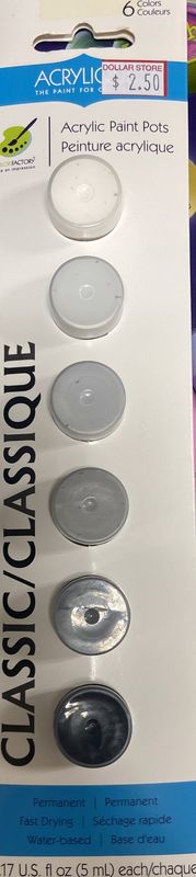 Acrylique: Classic Acrylic Paint Pots
