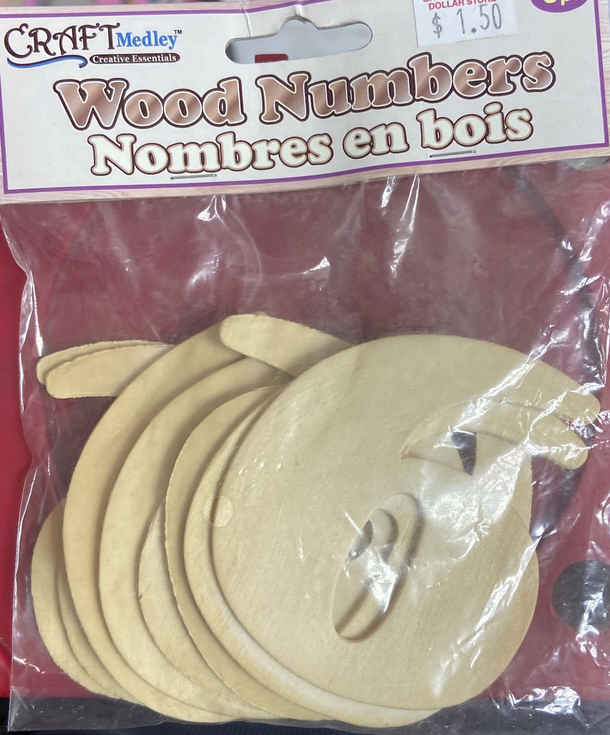 CraftMedley: Wood Numbers “6”