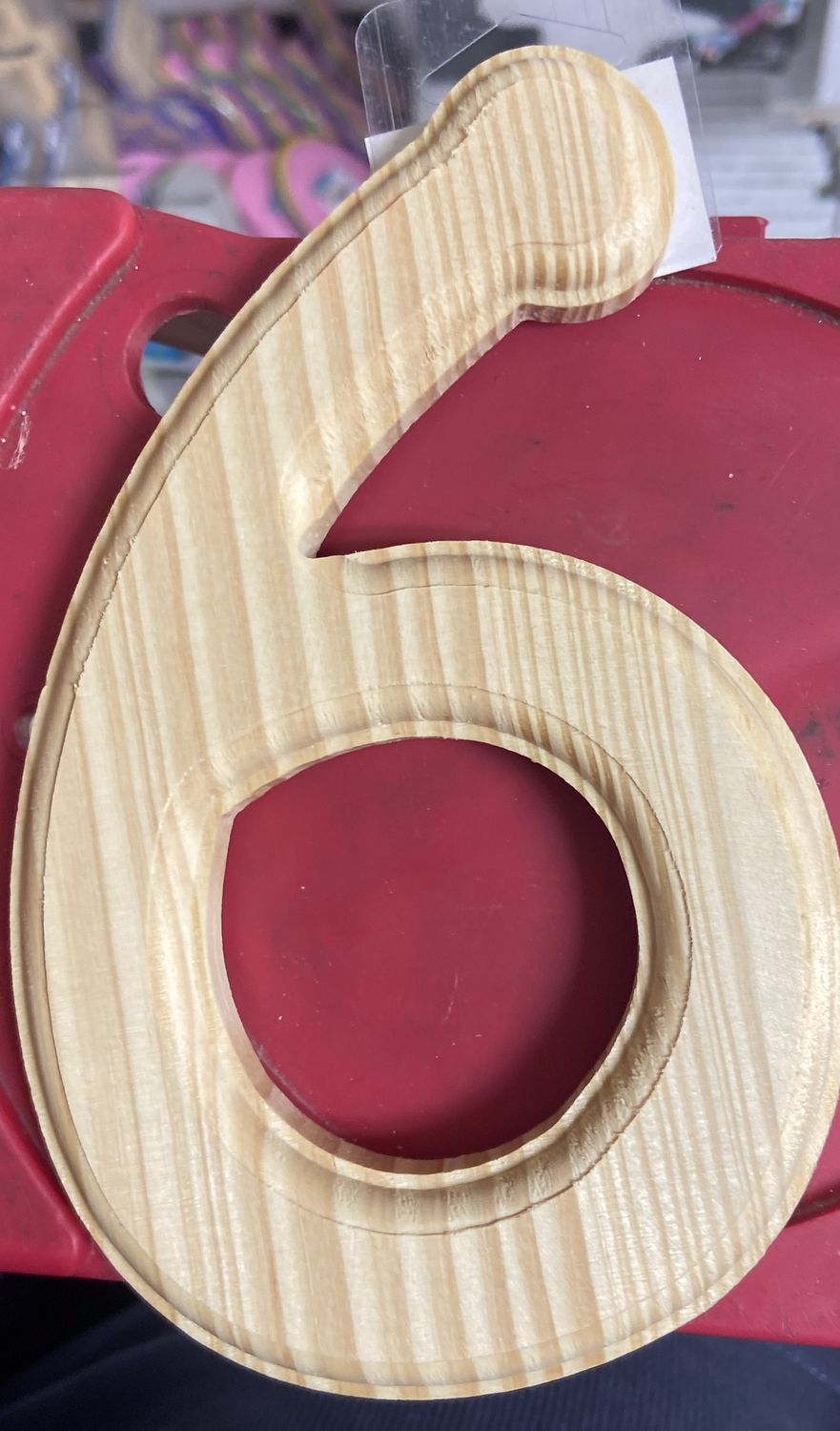 MultiCraft: Wooden Numbers - 6