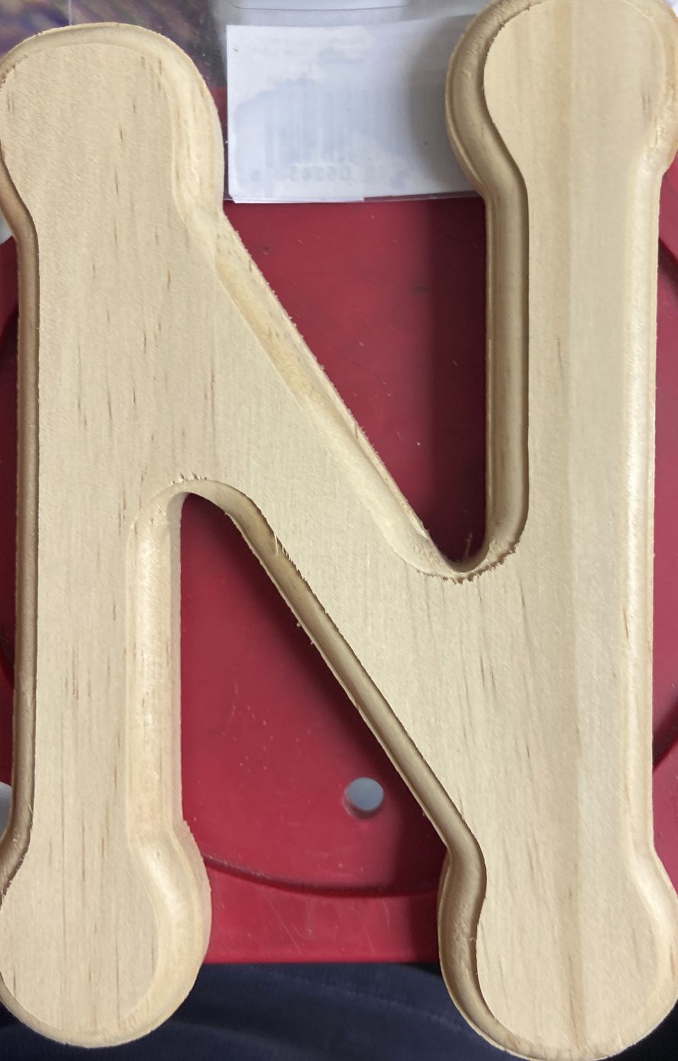 MultiCraft: Wooden Letters - N