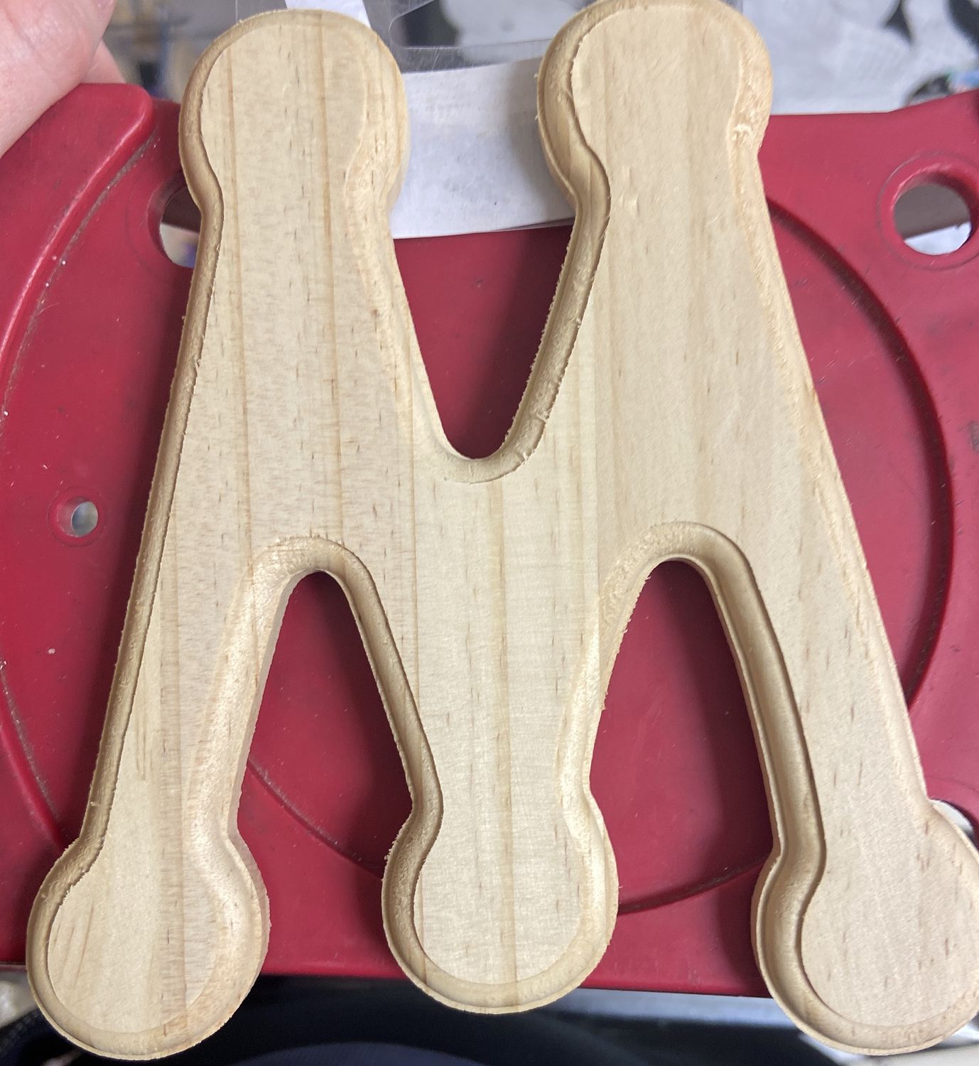 MultiCraft: Wooden Letters - M