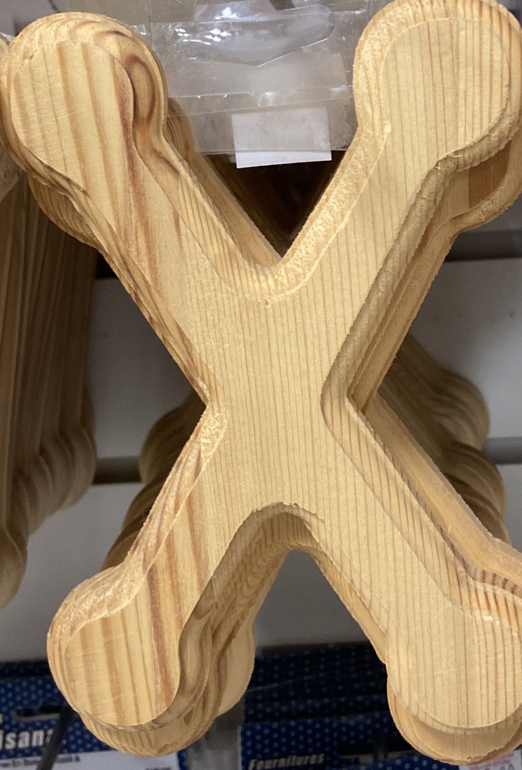 MultiCraft: Wooden Letters - X
