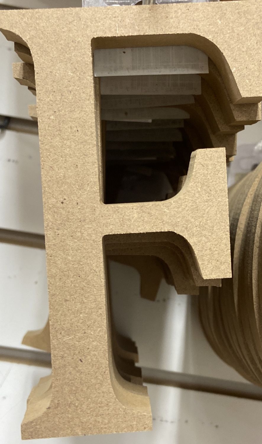 MultiCraft: Pressboard Letters - F