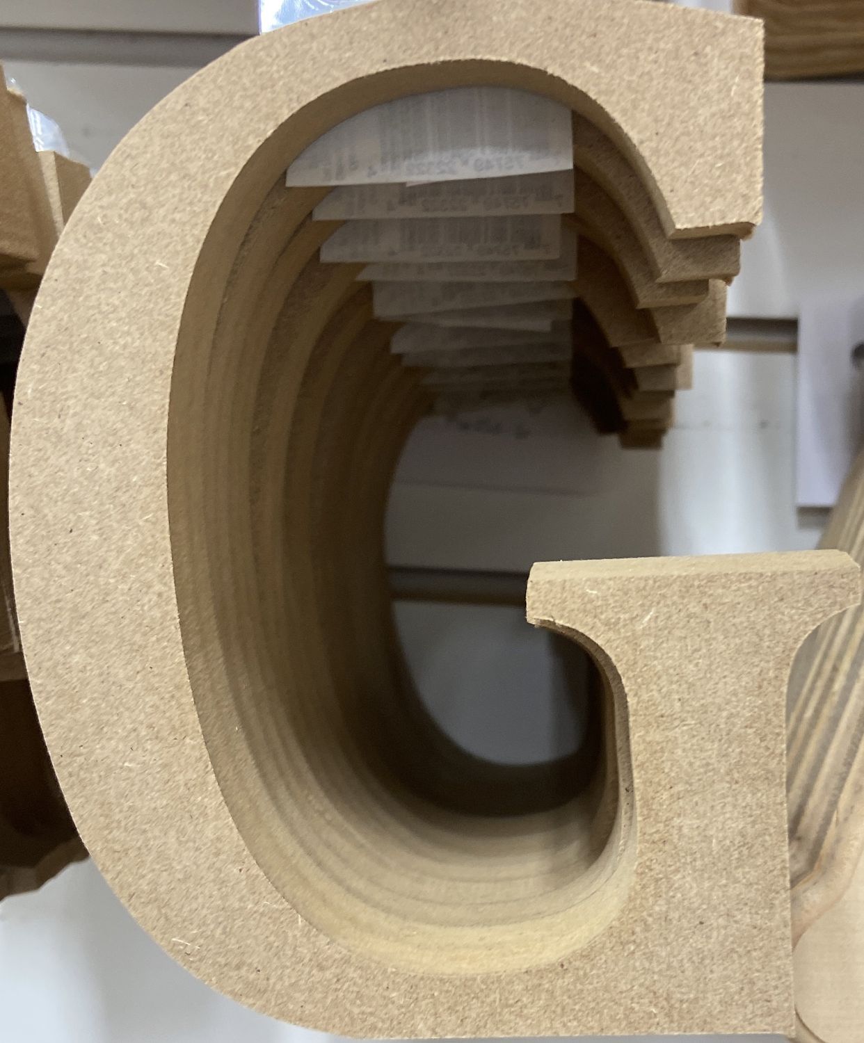 MultiCraft: Pressboard Letters - G