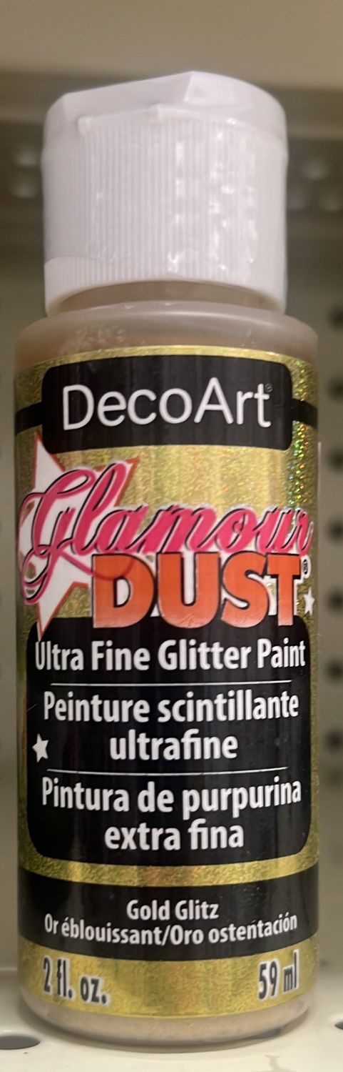 Glamour Dust: Utra Fine Glitter Paint (Lemon Drop DGD15)