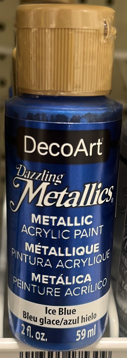 Dazzling Metallics: Metallic Acrylic Paint (Ice Blue DAO75)