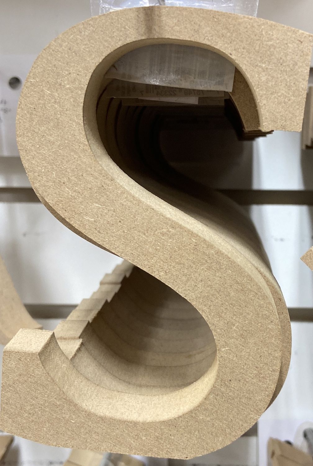 MultiCraft: Pressboard Letters - S