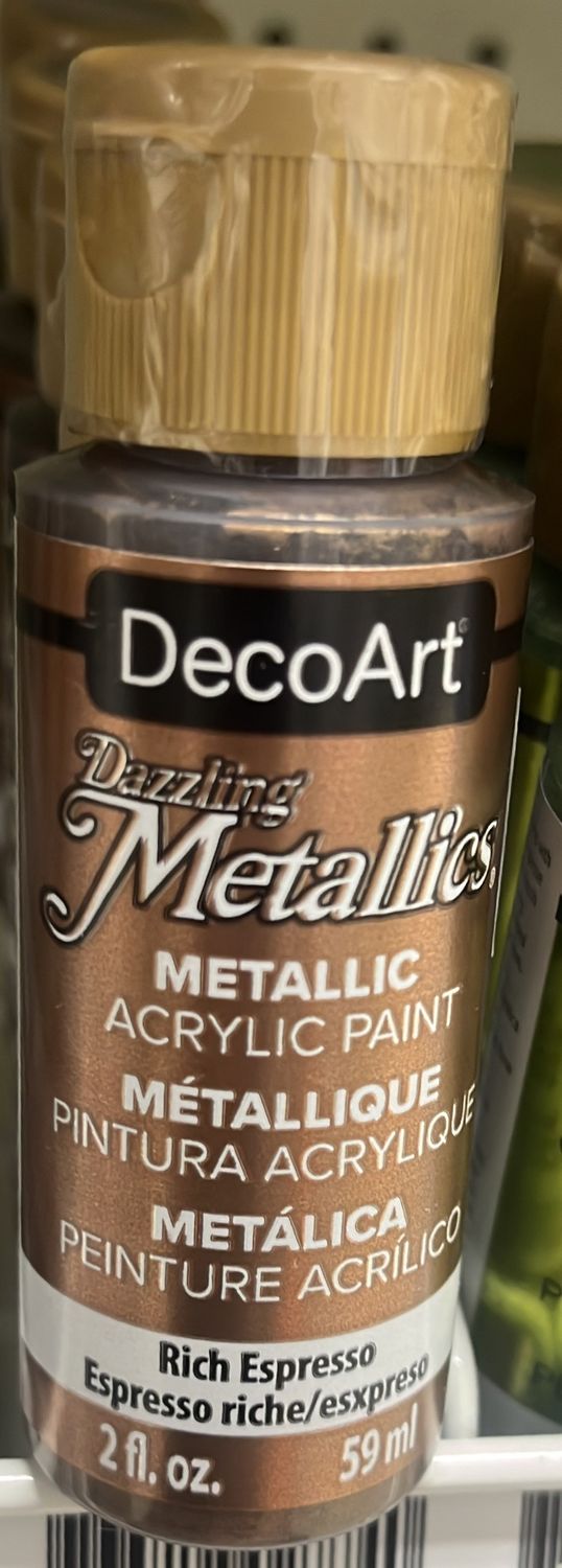 Dazzling Metallic: Metallic Acrylic Paint (Rich Espresso DA245)