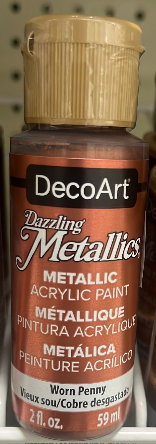 Dazzling Metallics: Metallic Acrylic Paint (Worn Penny DA287)