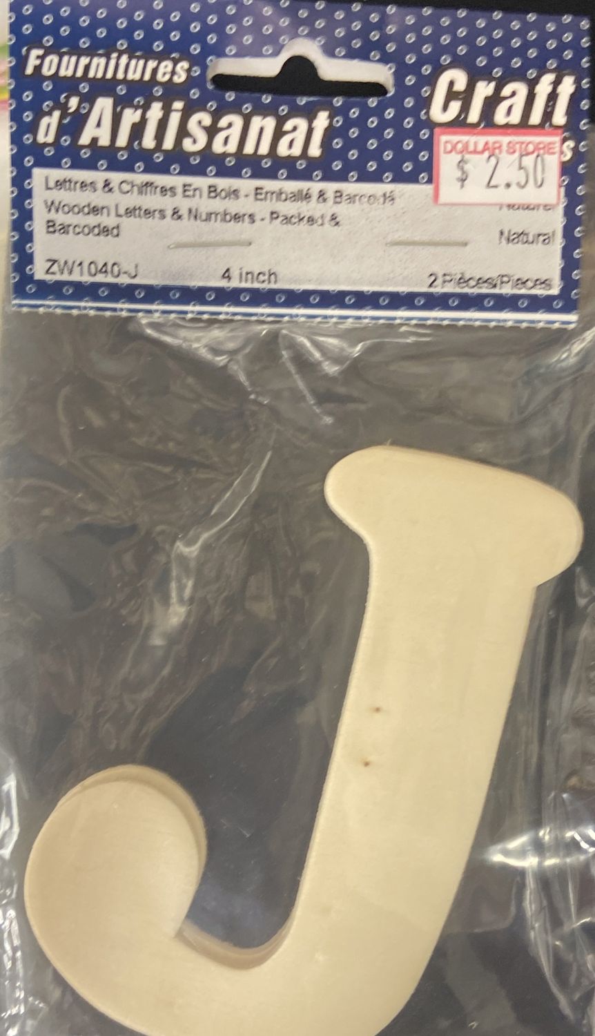 Ugarit: Wooden Letters “J”