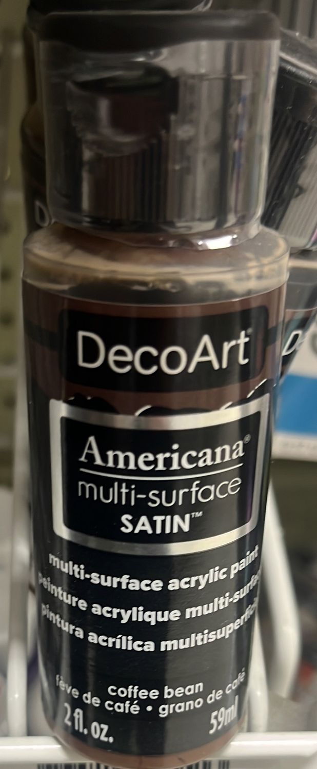Americana Multi- Surface Acrylic Paint SATIN (Cocoa Bean DA535)