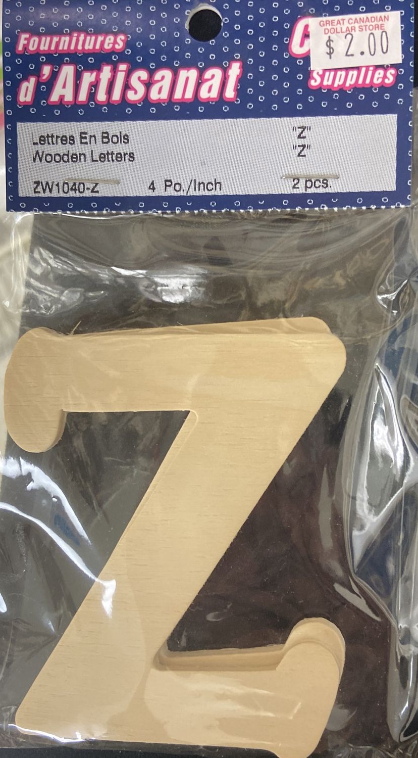 Ugarit: Wooden Letters “Z”