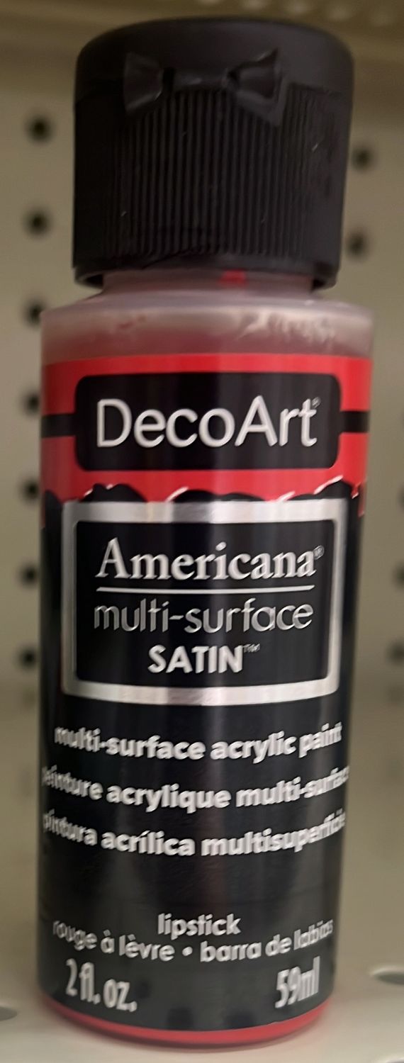 Lipstick Shade Multi - Surface Acrylic Paint SATIN 