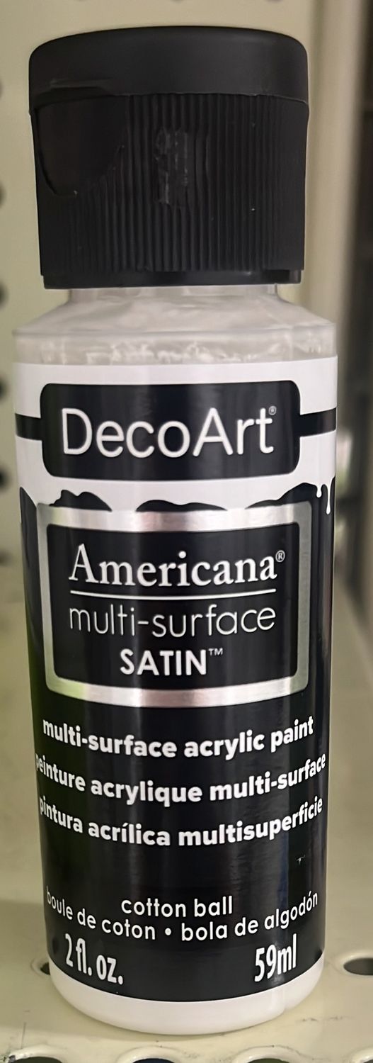 White(Cotton Ball) Multi-Surface Acrylic Paint