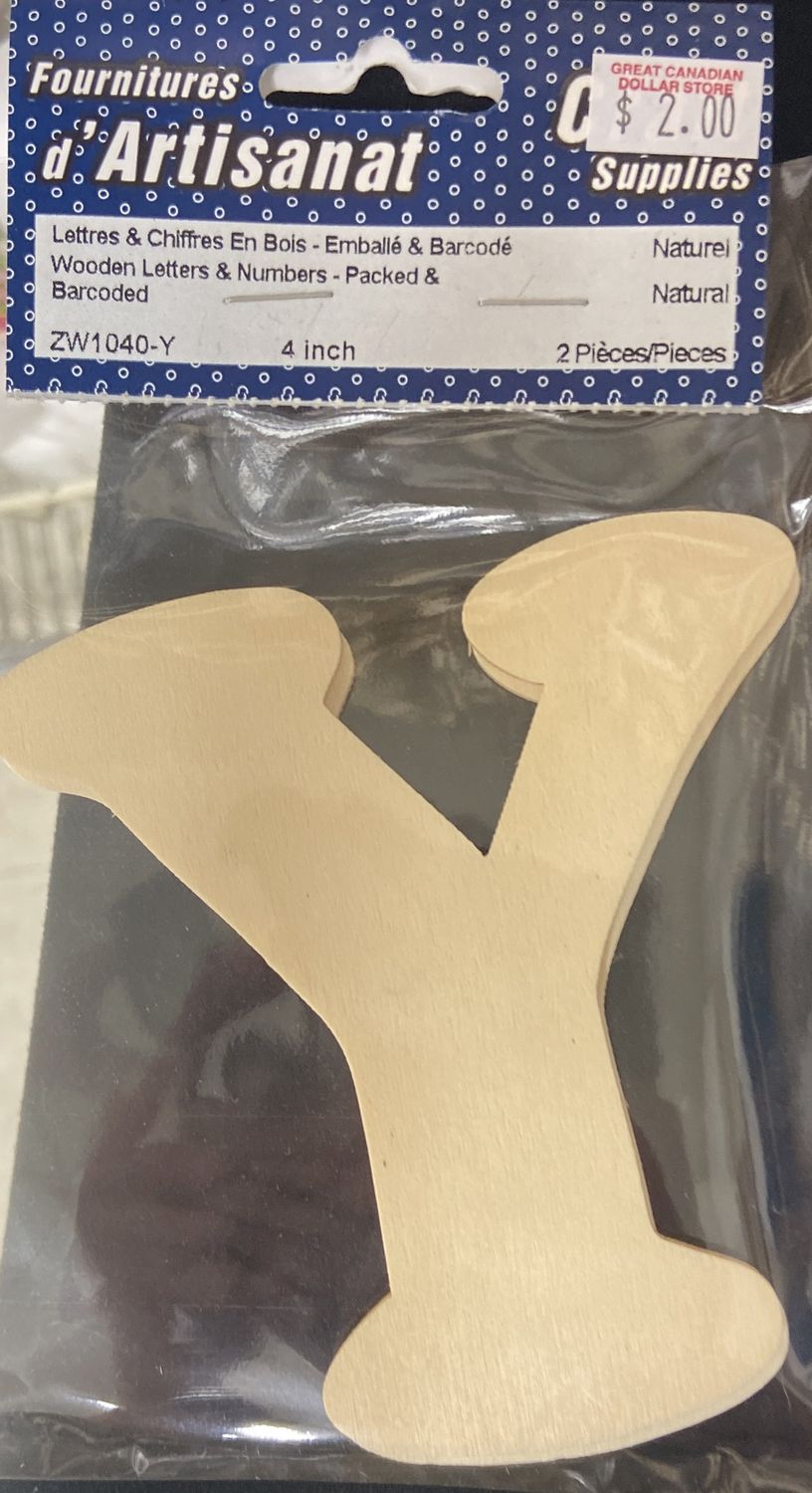 Ugarit: Wooden Letters “Y”