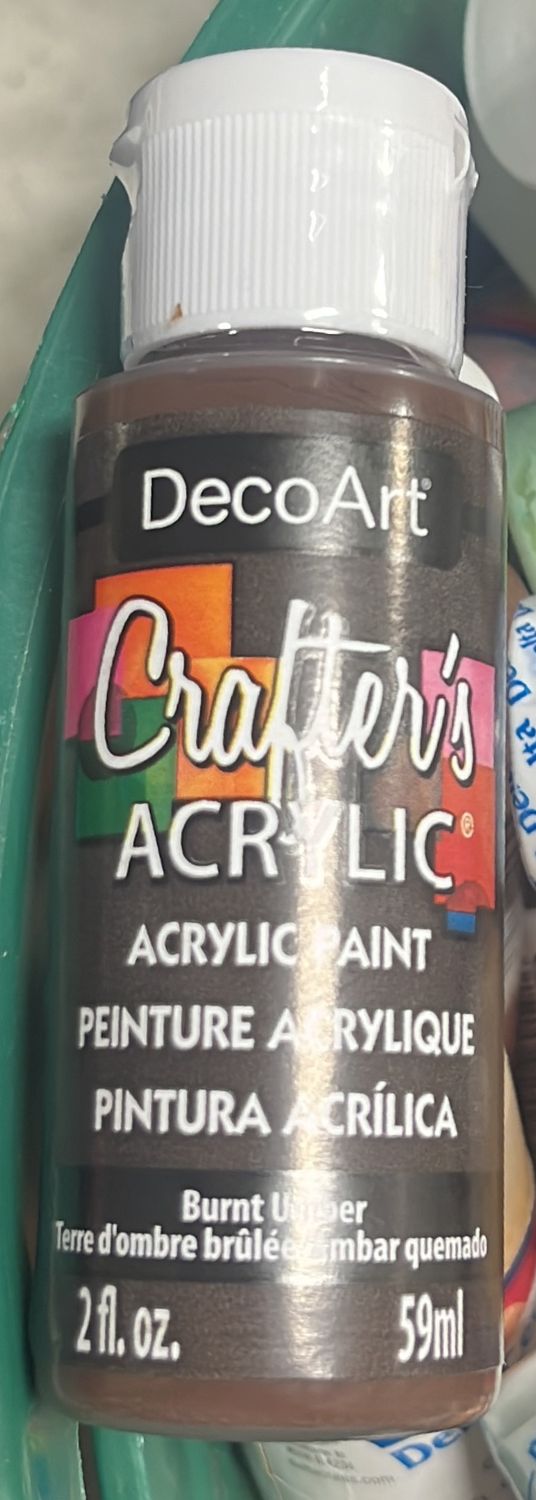 Crafter&#39;s Acrylic: Acrylic Paints (Burnt Umber DCA16)