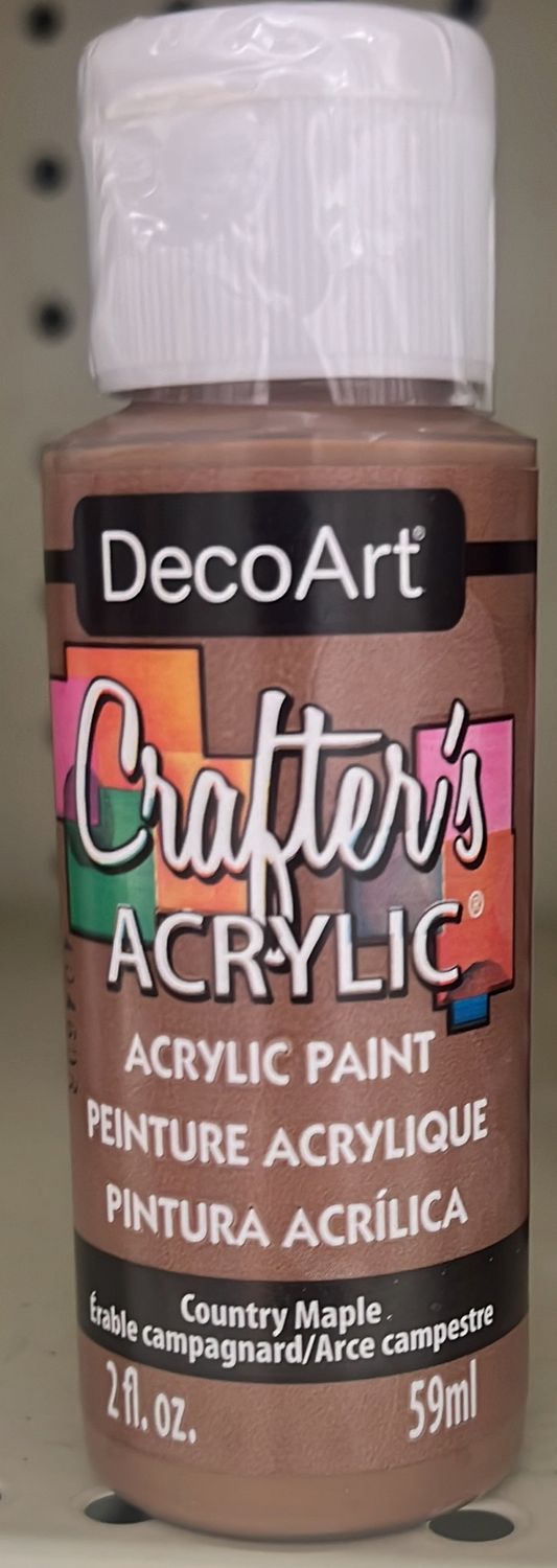 Crafter&#39;s Acrylic: Acrylic Paints (Country Maple DCA13)