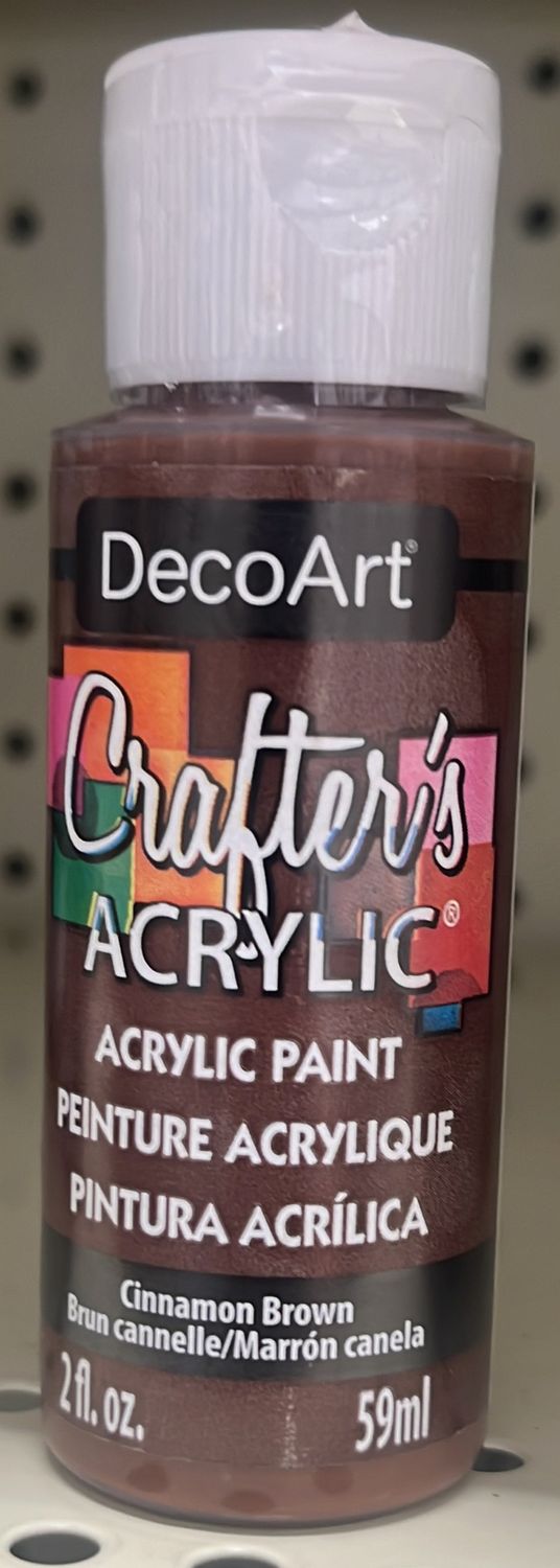 Crafter&#39;s Acrylic: Acrylic Paints (Cinnamon Brown DCA12)