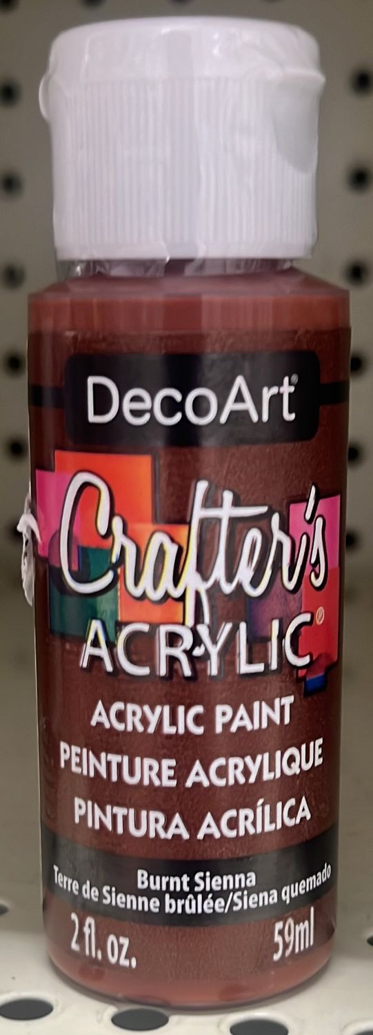 Crafter&#39;s Acrylic: Acrylic Paints (Burnt Sienna DCA11)