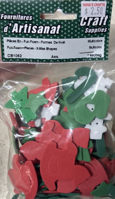 Ugarit: Fun-Foam Pieces X-Mas Shapes
