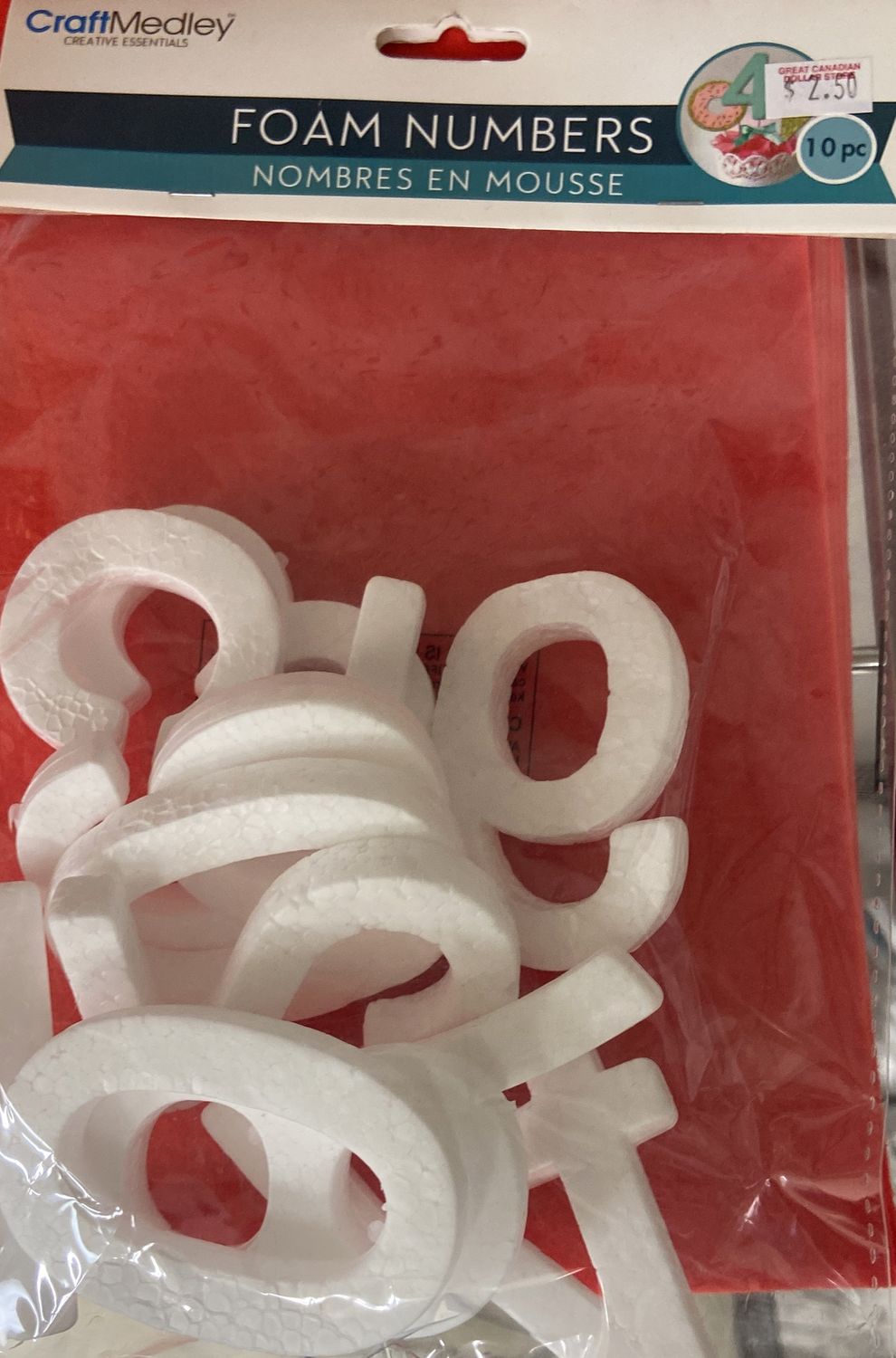 CraftMedley: Foam Numbers