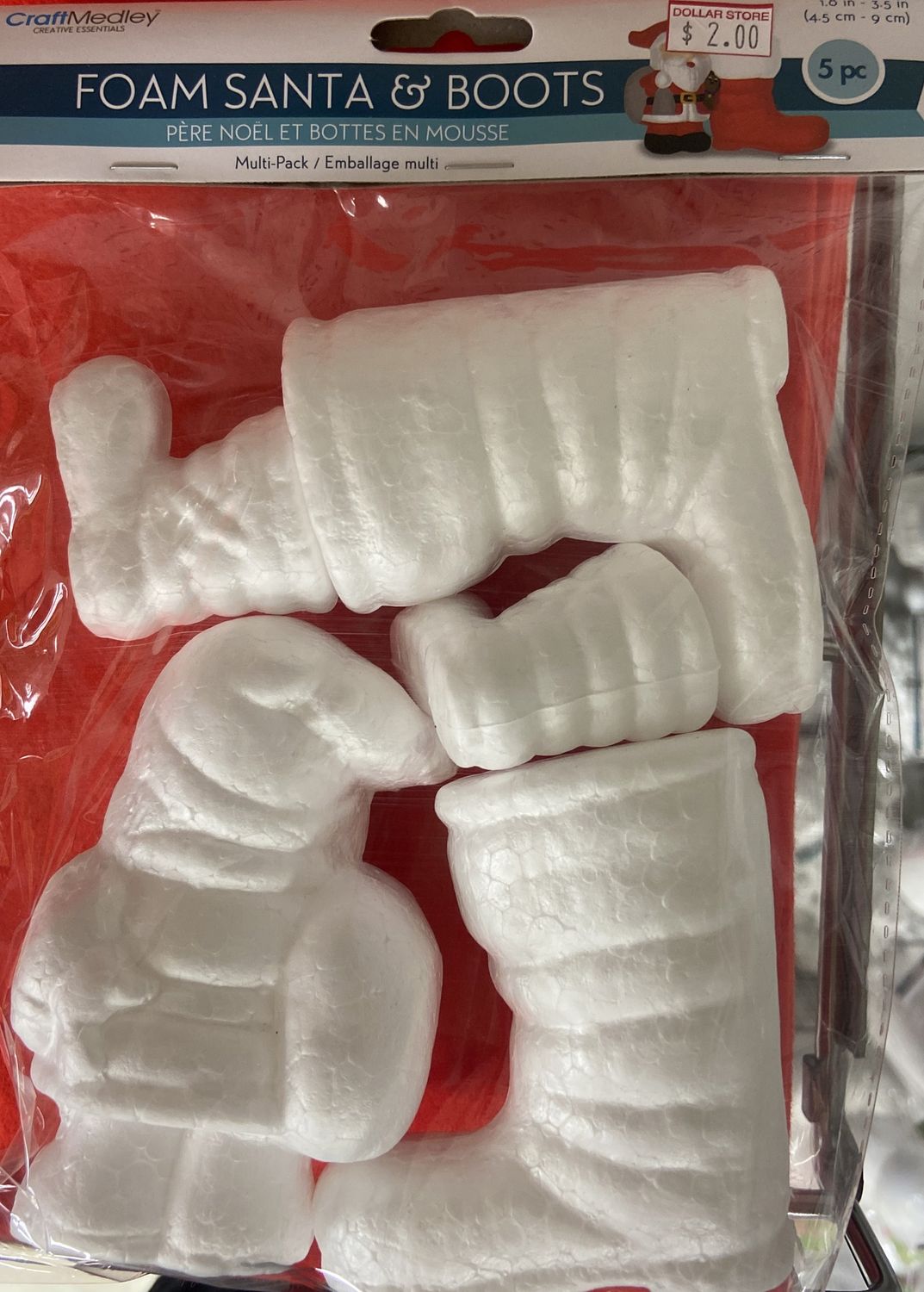 CraftMedley: Foam Santa &amp; Boots