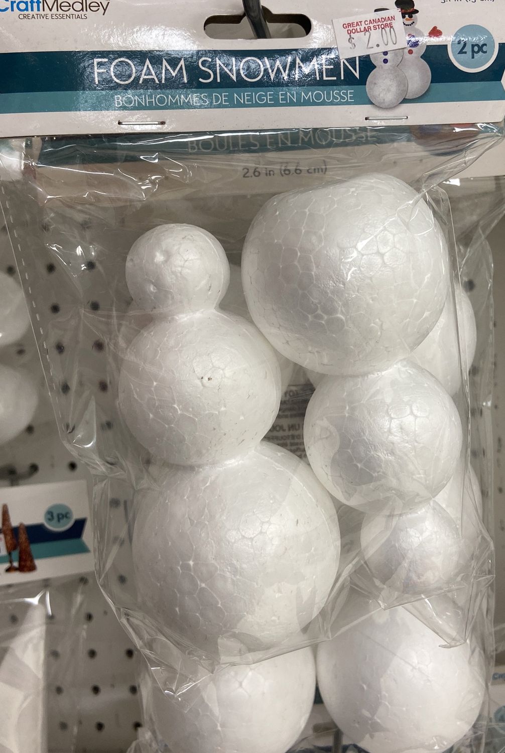 CraftMedley: Foam Snowmen