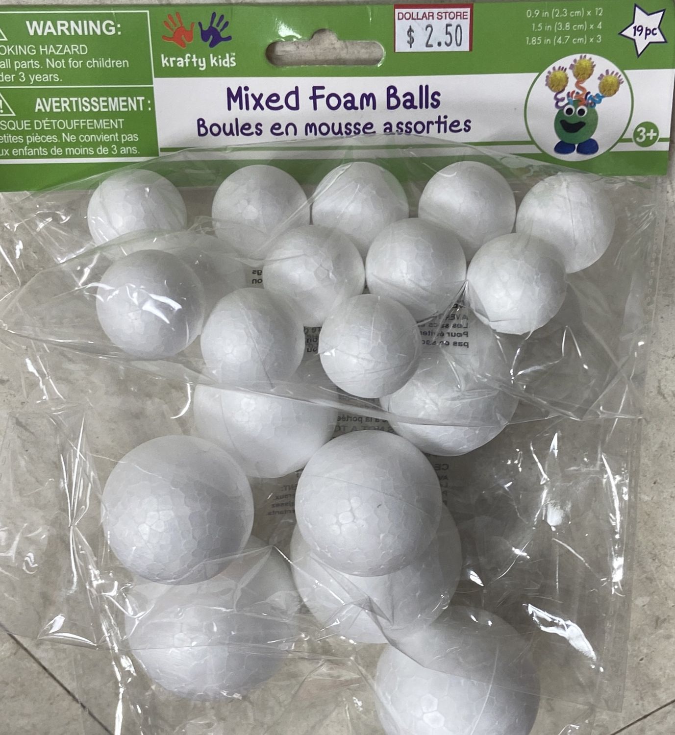 Krafty Kids: Mixed Foam Balls
