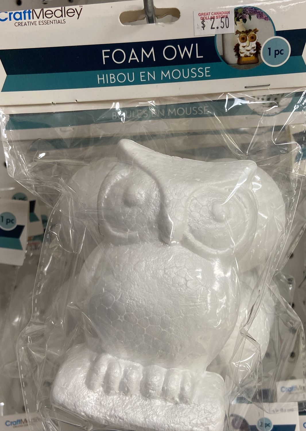 CraftMedley: Foam Owl