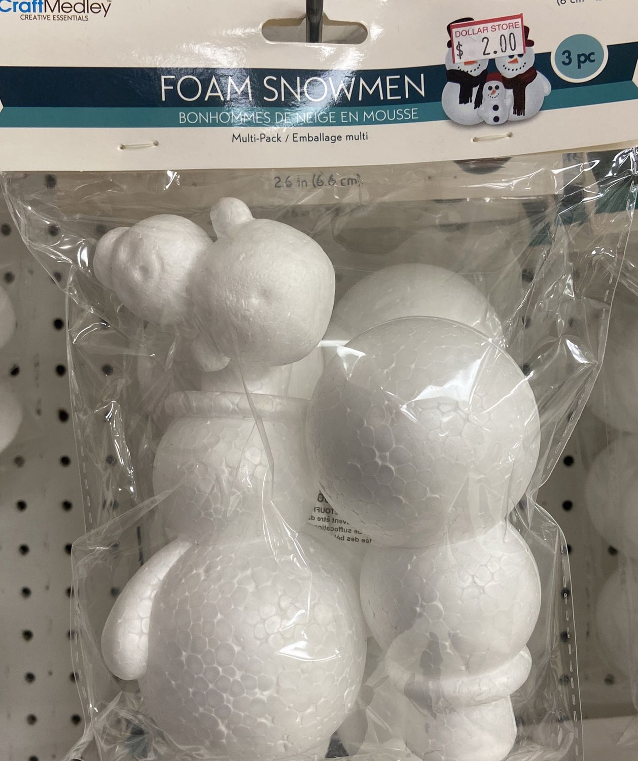 CraftMedley: Multi-Pack Foam Snowmen