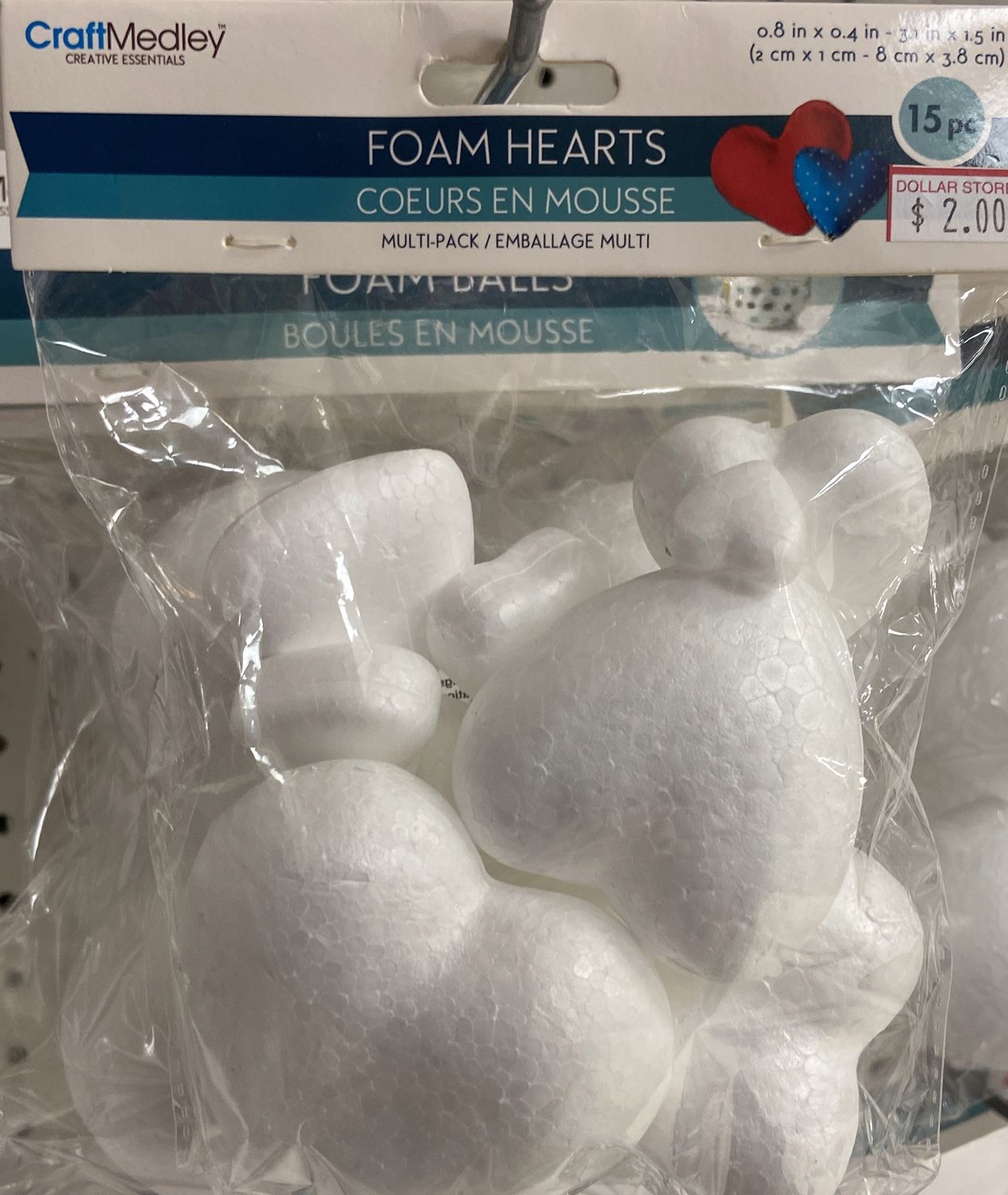 CraftMedley: Multi-Pack Foam Hearts