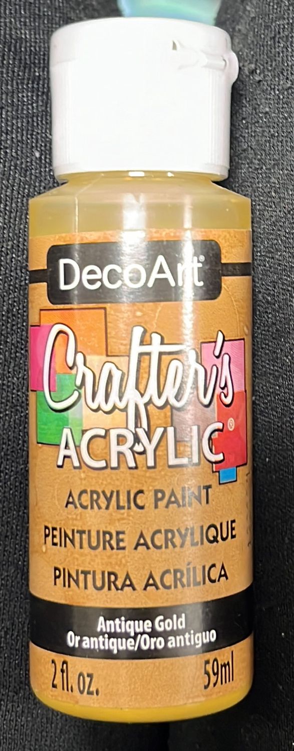 Crafter&#39;s Acrylic: Acrylic Paint (Antique Gold DCA05)