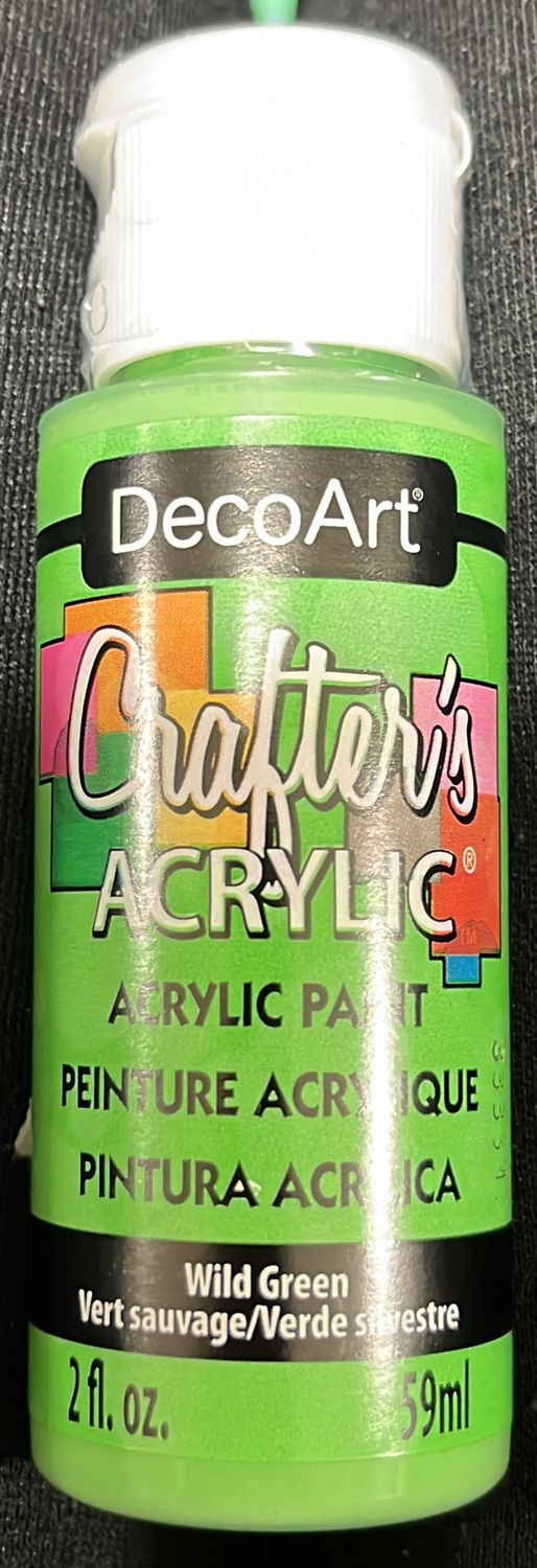 Crafter&#39;s Acrylic: Acrylic Paint (Wild Green DCA85)