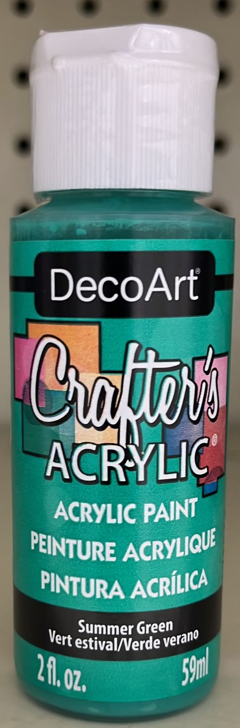 Crafter&#39;s Acrylic: Acrylic Paint (Summer Green DCA170)