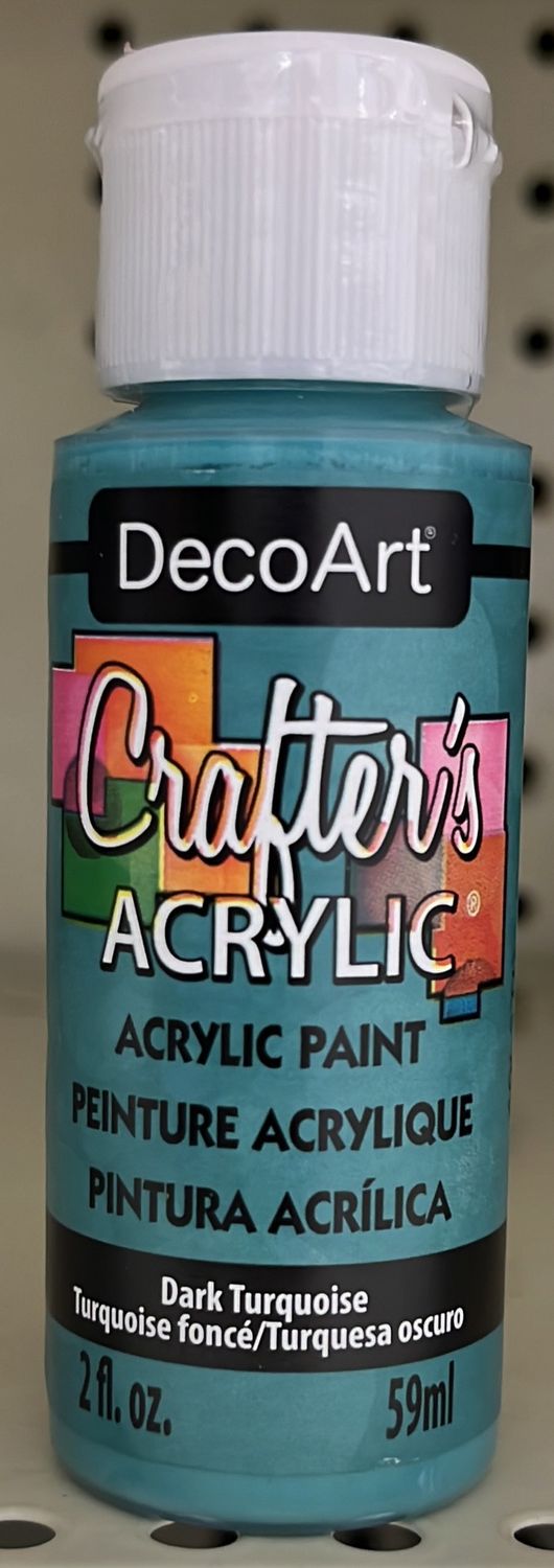 Crafter&#39;s Acrylic: Acrylic Paint (Dark Turquoise DCA43)