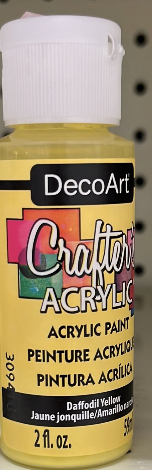 Crafter&#39;s Acrylic: Acrylic Paint (Daffodil Yellow DCA53)