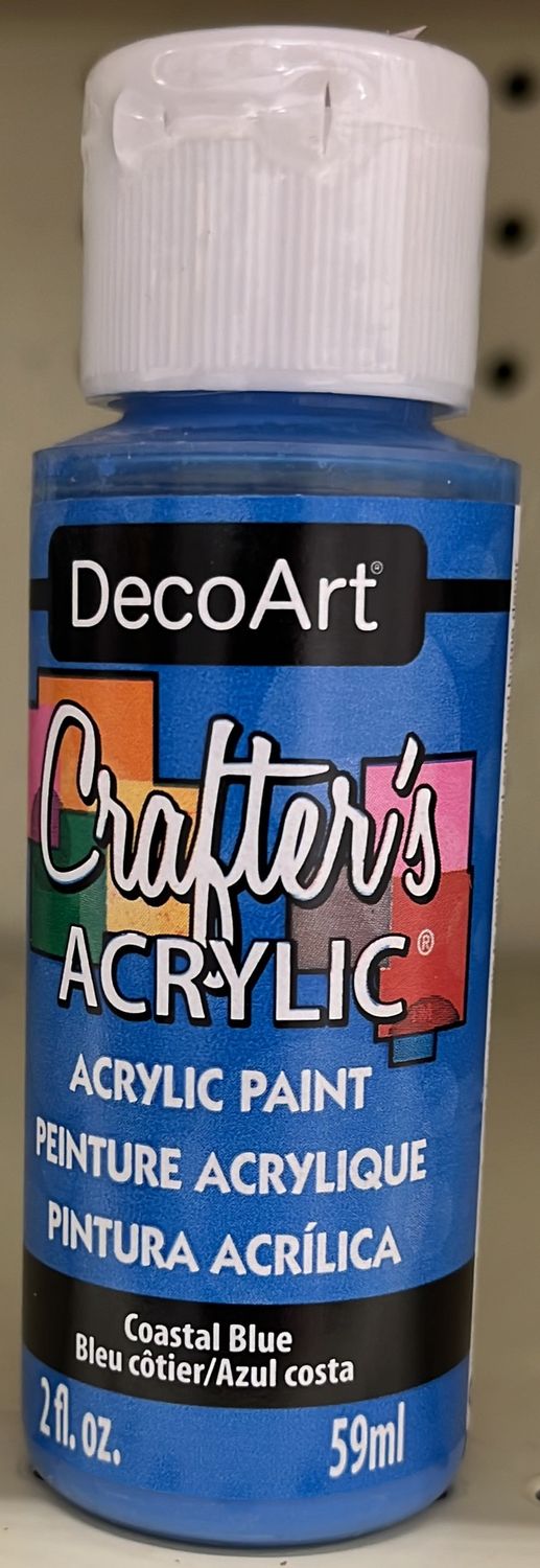 Crafter&#39;s Acrylic: Acrylic Paint ( Coastal Blue DCA124)